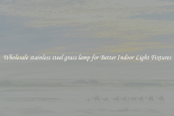 Wholesale stainless steel grass lamp for Better Indoor Light Fixtures