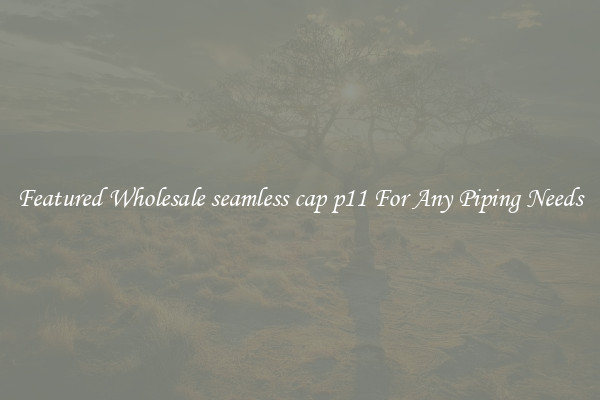 Featured Wholesale seamless cap p11 For Any Piping Needs