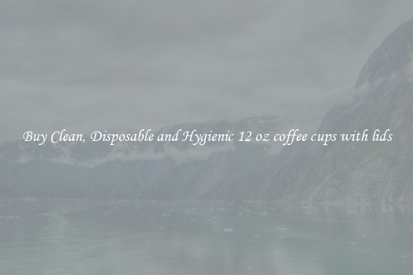 Buy Clean, Disposable and Hygienic 12 oz coffee cups with lids
