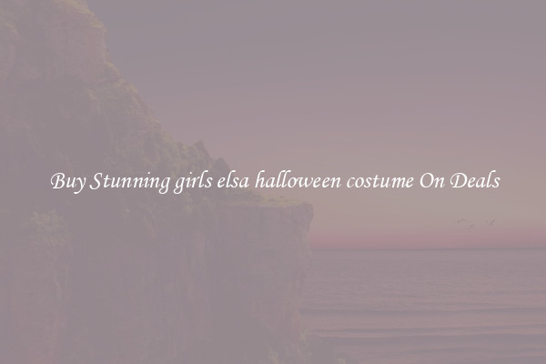 Buy Stunning girls elsa halloween costume On Deals